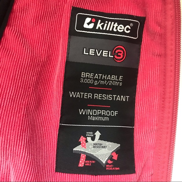 Killtec Jamila Raspberry soft shell size medium soft shell Womens jacket - Picture 14 of 16